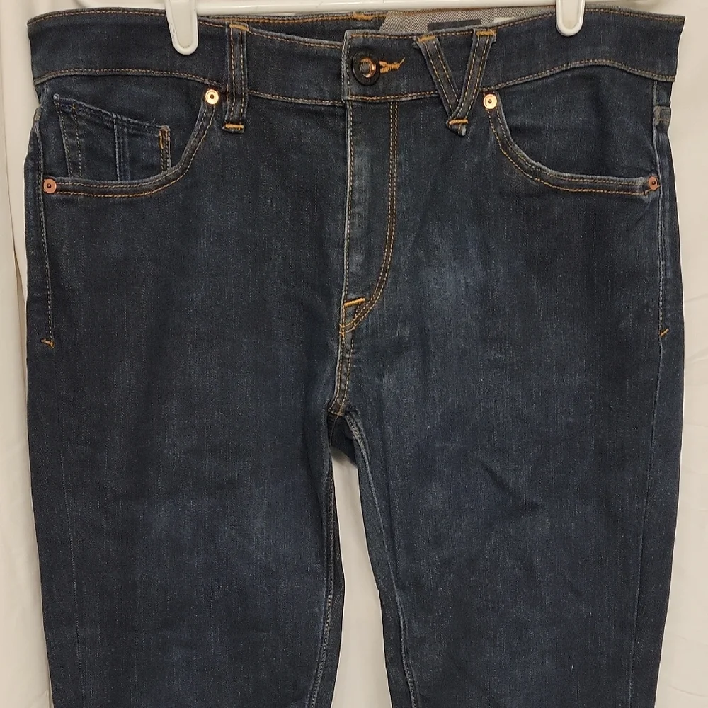Volcom Men's Deep Indigo Jeans - Picture 3 of 8